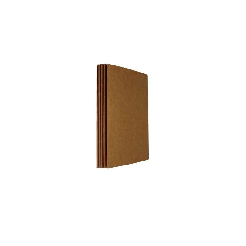 Mariola Confezione da 50 sottocartelle Kraft da 200 gr - Formato Folio - Slot per chiusura - Colore Marrone