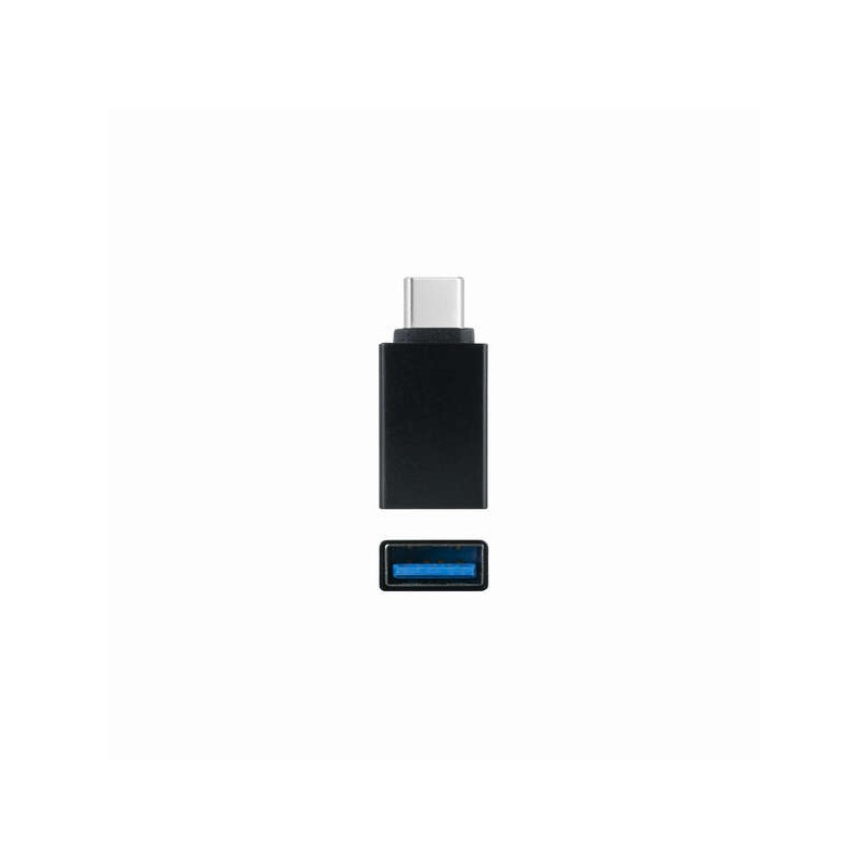Adattatore Nanocable da USB-C a USB 3.1 - USB-C/M-USB-A/H - Alluminio - Colore nero