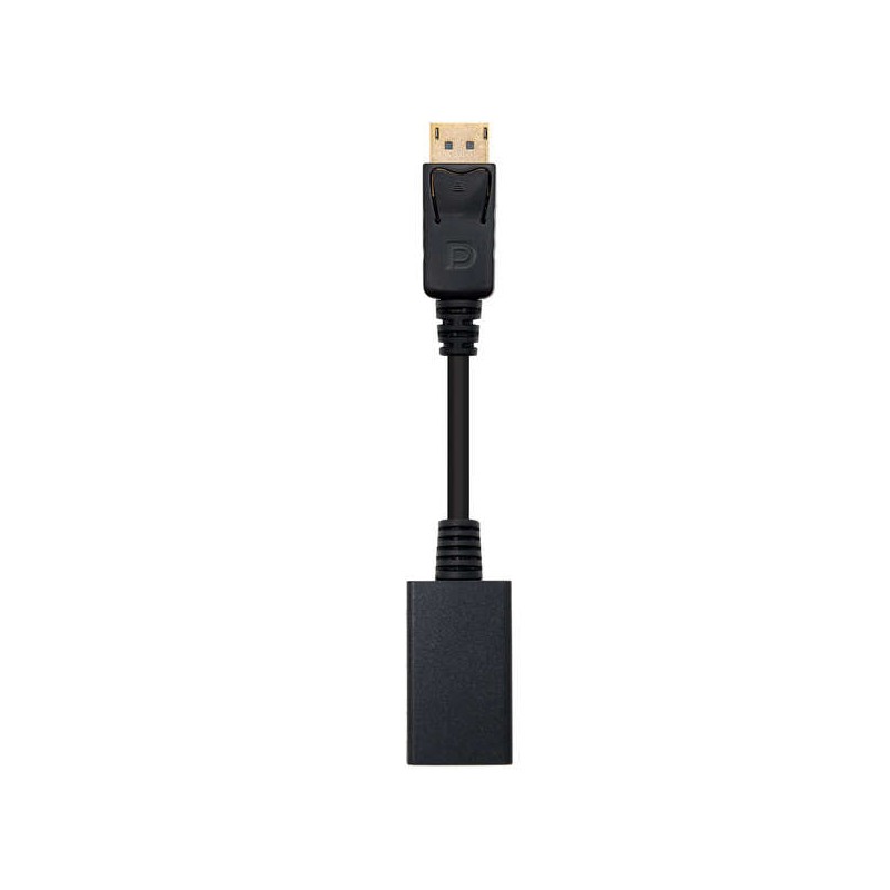 Nanocable  convertitore DisplayPort a HDMI - DP/M-HDMI A/H - 15 cm - Nero