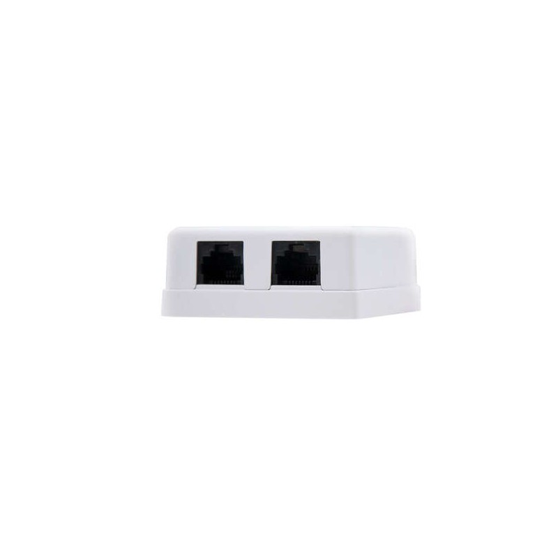 Rosetta di superficie Nanocable  RJ45 Cat.5e UTP 2 prese