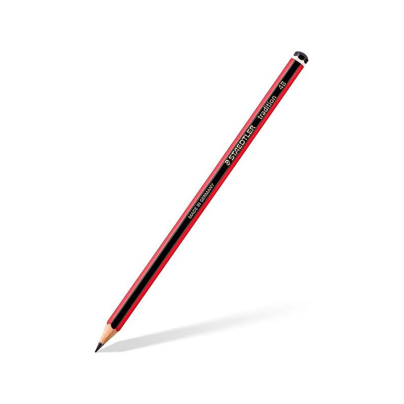 Matita in grafite esagonale Staedtler Tradition 110 - Mina 4B - Resistenza alla rottura - Legno forestale sostenibile