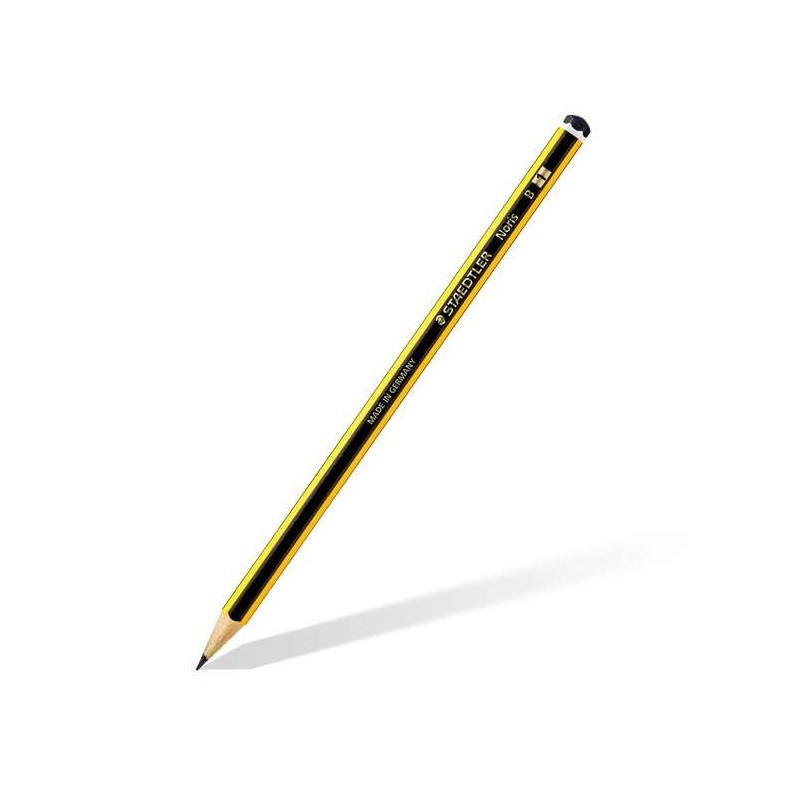Staedtler Noris 120-1 Matita esagonale in grafite - Mina B - Resistenza alla rottura - Legno proveniente da foreste sostenibili