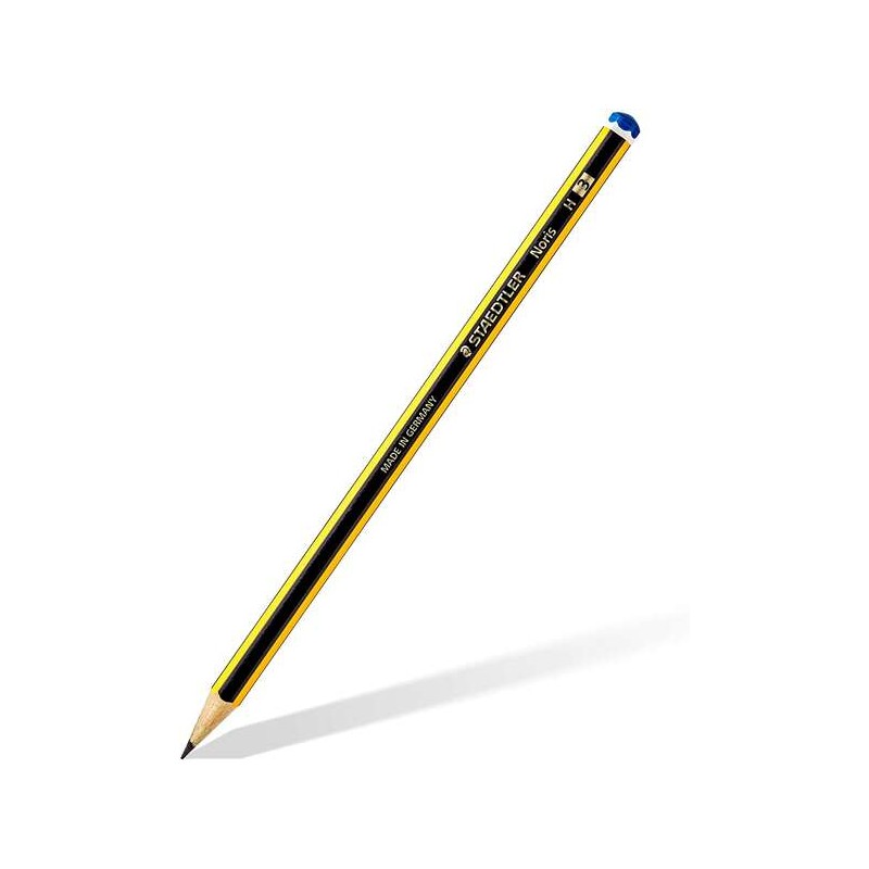 Staedtler Noris 120-3 Matita esagonale in grafite - Mina H - Resistenza alla rottura - Legno proveniente da foreste sostenibili