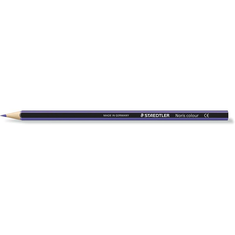 Matita colorata esagonale Staedtler Noris Color 185 - Resistenza alla rottura - Materiale Wopex - Colore viola