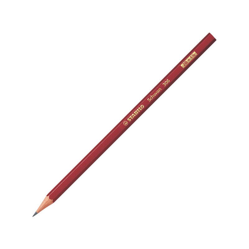 Matita in grafite esagonale Stabilo Swano 306 - Mina HB da 2.2 mm - Mina anti-rottura