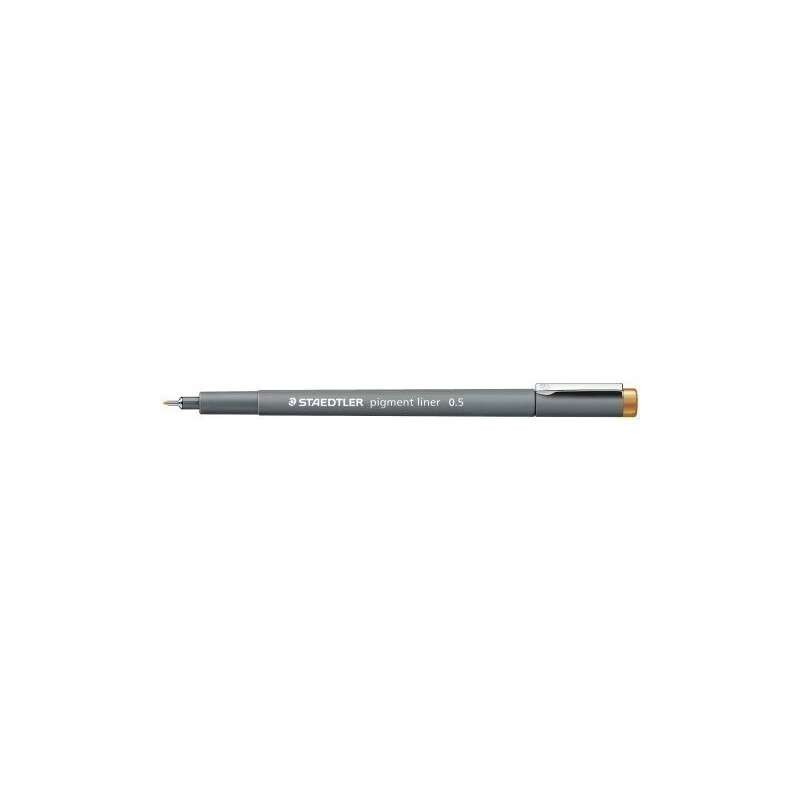 Staedtler Pigment Liner 308 Pennarello calibrato - Tratto 0.5 mm - Asciugatura rapida - Colore arancione