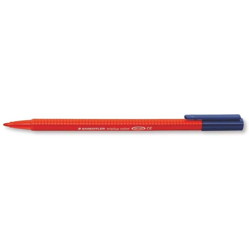 Staedtler Triplus Color 323 Pennarello Punta Fine - Tratto 1 mm Circa - Inchiostro a Base Acqua - Colore Rosso