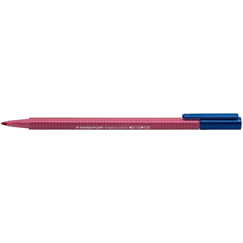 Staedtler Triplus Color 323 Pennarello Punta Fine - Tratto 1 mm Circa - Inchiostro a Base Acqua - Colore Malva
