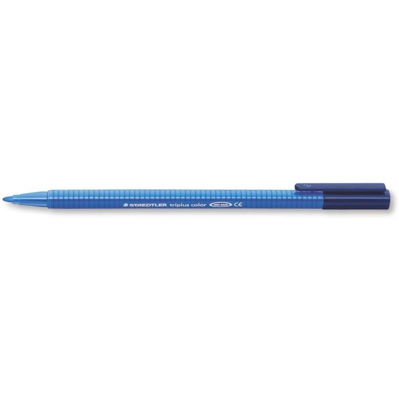 Staedtler Triplus Color 323 Pennarello Punta Fine - Tratto Circa 1 mm - Inchiostro a Base Acqua - Colore Blu
