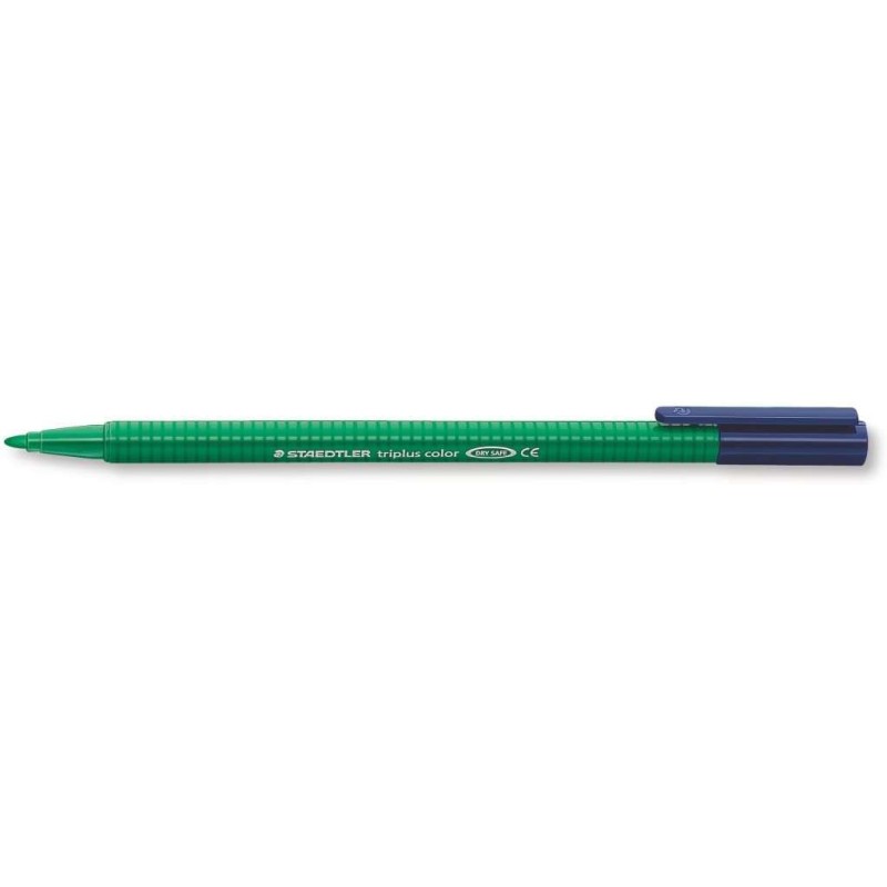 Staedtler Triplus Color 323 Pennarello Punta Fine - Tratto 1 mm Circa - Inchiostro a Base Acqua - Colore Verde