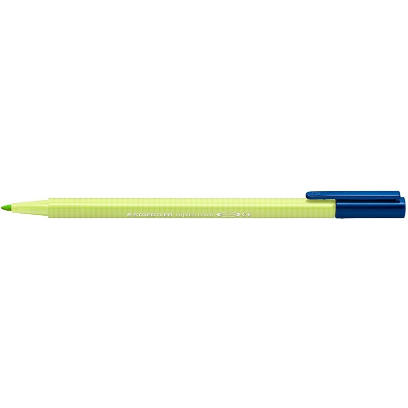 Staedtler Triplus Color 323 Pennarello Punta Fine - Tratto 1 mm Circa - Inchiostro a Base Acqua - Colore Verde Lime