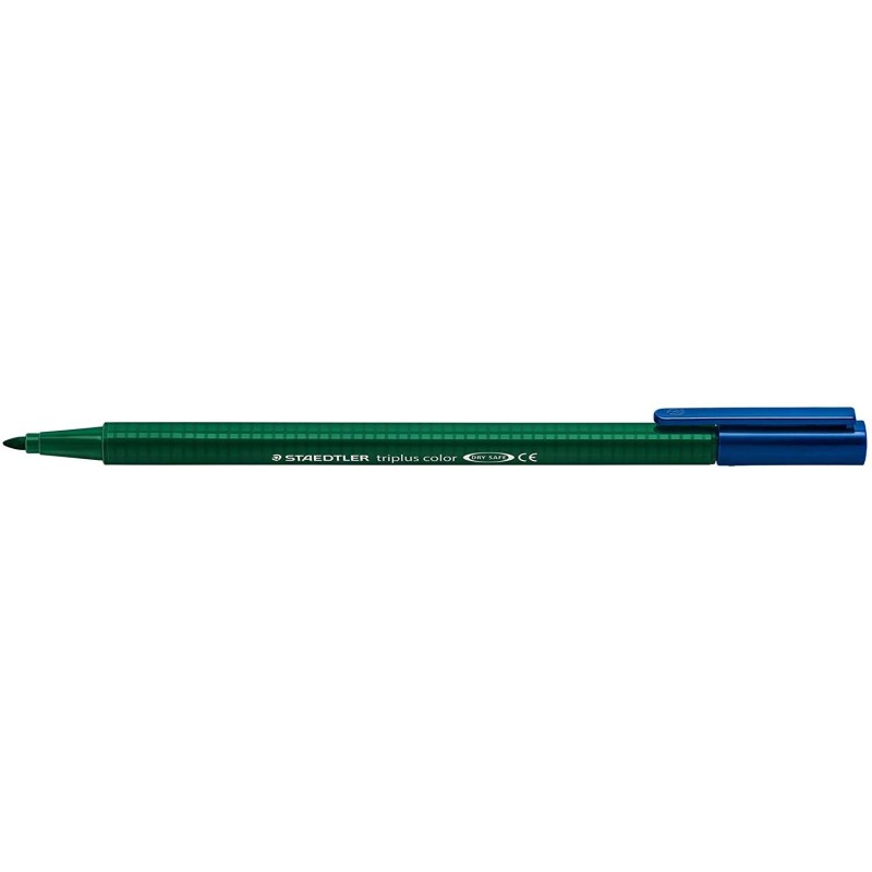 Staedtler Triplus Color 323 Pennarello Punta Fine - Tratto 1 mm Circa - Inchiostro a Base Acqua - Colore Verde Terra