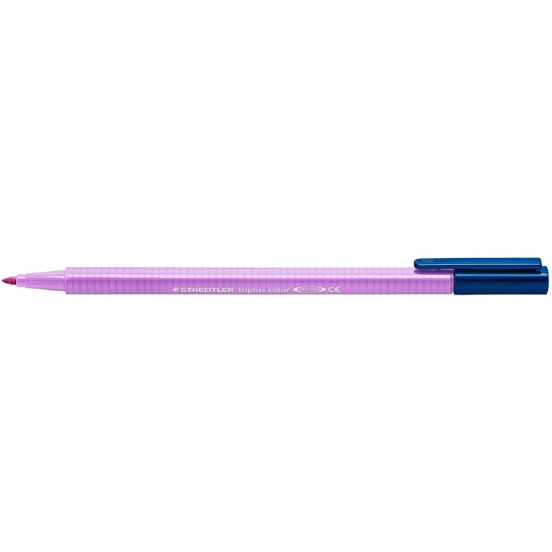 Staedtler Triplus Color 323 Pennarello Punta Fine - Tratto 1 mm Circa - Inchiostro a Base Acqua - Colore Lavanda