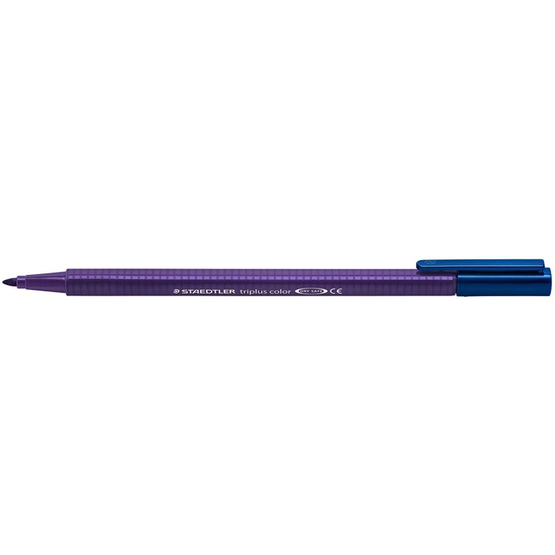 Staedtler Triplus Color 323 Pennarello punta fine - Tratto circa 1 mm - Inchiostro a base acqua - Malva scuro