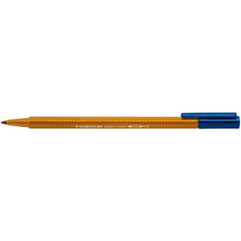 Staedtler Triplus Color 323 Pennarello Punta Fine - Tratto 1 mm Circa - Inchiostro a Base Acqua - Marrone Chiaro
