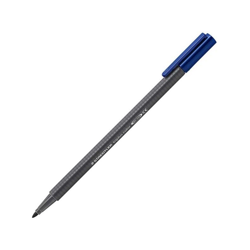Staedtler Triplus Color 323 Pennarello Punta Fine - Tratto 1 mm Circa - Inchiostro a Base Acqua - Colore Grigio