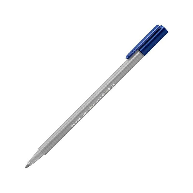 Staedtler Triplus Color 323 Pennarello Punta Fine - Tratto 1 mm Circa - Inchiostro a Base Acqua - Colore Grigio Chiaro
