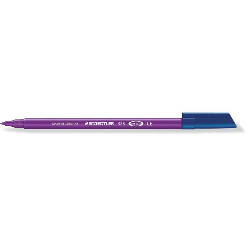 Staedtler Noris 326 Pennarello Punta Fine - Tratto 1 mm Circa - Barattolo a Base Acqua - Colore Viola