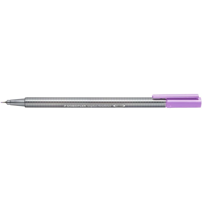Staedtler Triplus Fineliner 334 Pennarello Punta Fine - Tratto da 0.3 mm - Inchiostro a base acqua - Colore lavanda