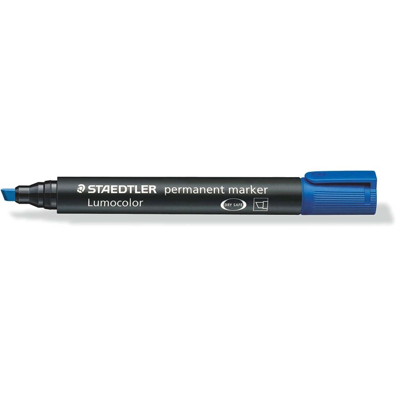 Pennarello permanente Staedtler Lumocolor 350 - Asciugatura rapida - Punta 2 - 5 mm circa - Colore blu
