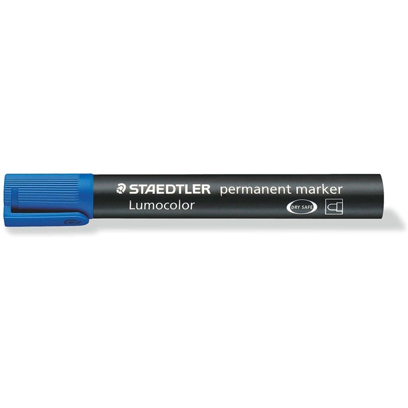 Pennarello indelebile Staedtler Lumocolor 352 - Punta rotonda - Tratto circa 2 mm - Cappuccio con clip - Asciugatura rapida - Co