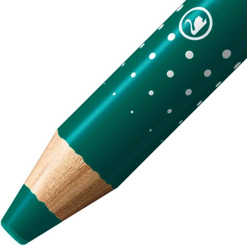 Stabilo MARKdry Pennarello per lavagna - Mina XXL da 10 mm - Legno certificato 100% CFRP - Colore verde