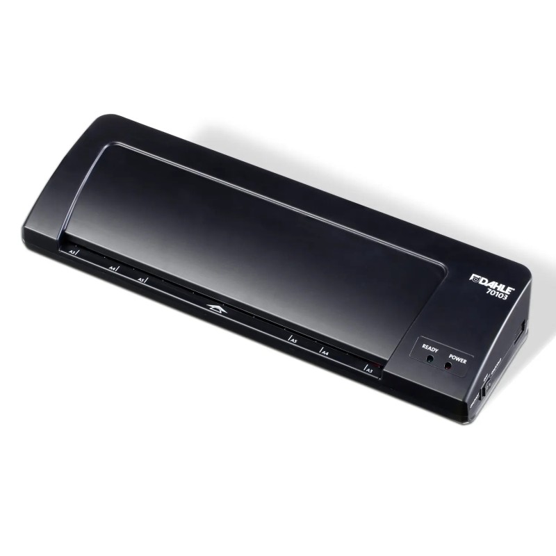 Laminatrice Dahle 70103 A3 - Riscaldamento da 3 a 5 minuti - Velocità 250mm/min - Spessore da laminare Max. 0.5 mm