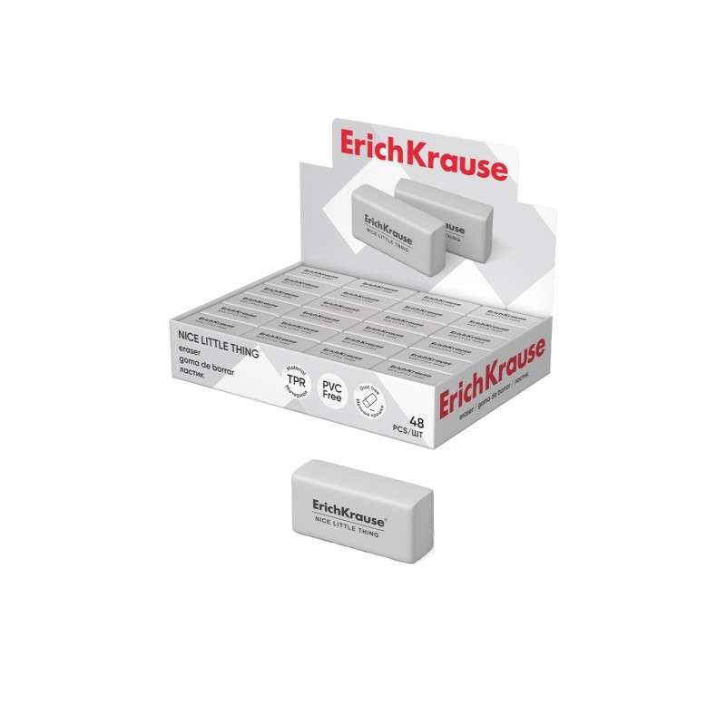 Erichkrause Nice Little Thing - Gomma di media durezza - Forma classica - Materiale TPR - Privo di impurità - Colore nero