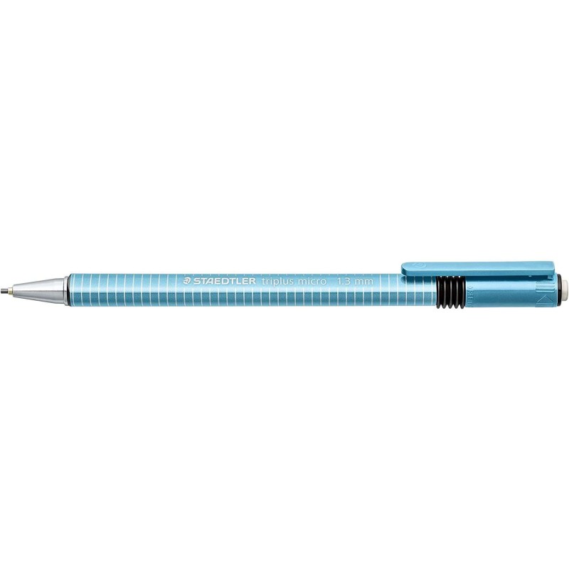 Portamine Staedtler Triplus Micro 774 - Larghezza tratto 1.3 mm - Punta retrattile - Design ergonomico - Colore azzurro