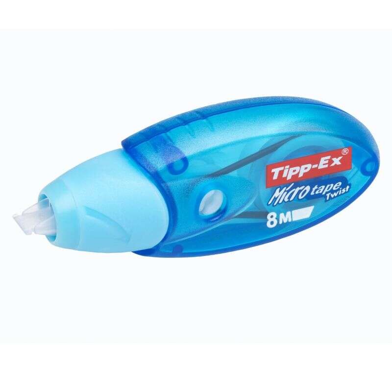 Nastro correttore twist Tipp-Ex Micro Tape 5 mm x 8 m - Testa rotante - Scrittura istantanea