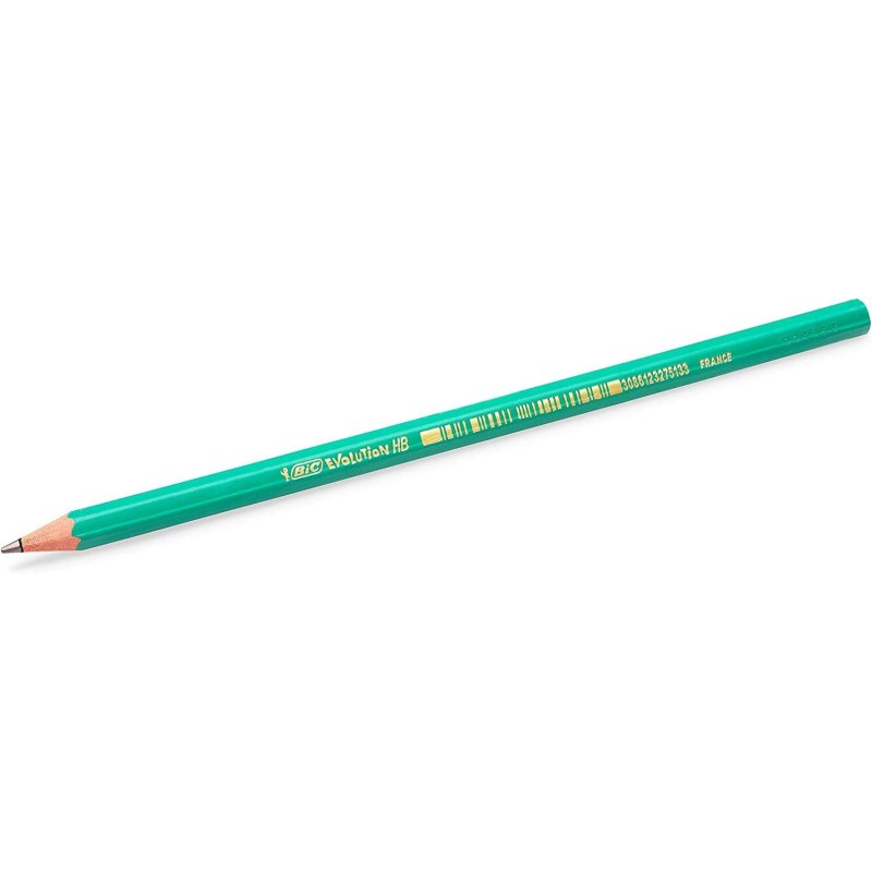 Matita in Grafite Esagonale Originale Bic Evolution - Mina HB ultraresistente - Senza legno - Non si scheggia