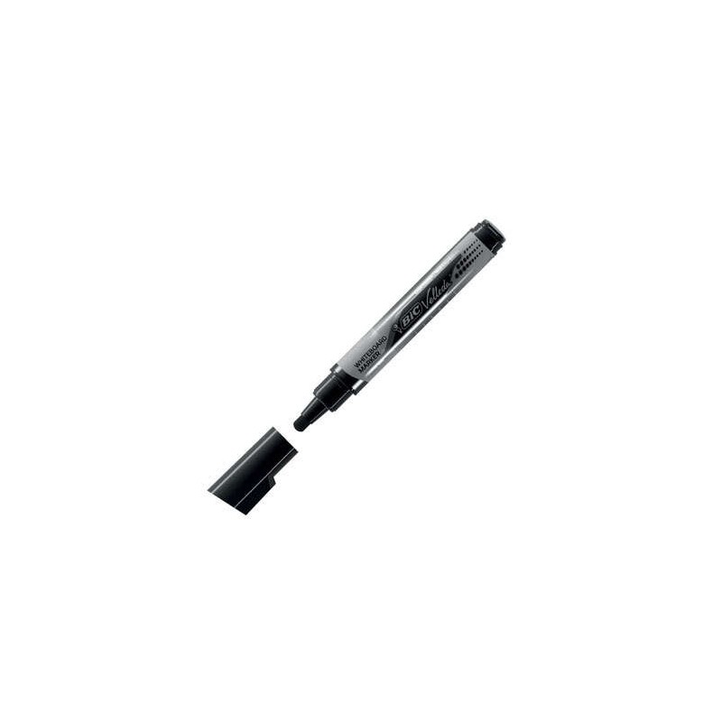 Pennarello per lavagna bianca Bic Velleda Tank - Punta larga - Inchiostro liquido - Cancellazione ottimale - Colore nero
