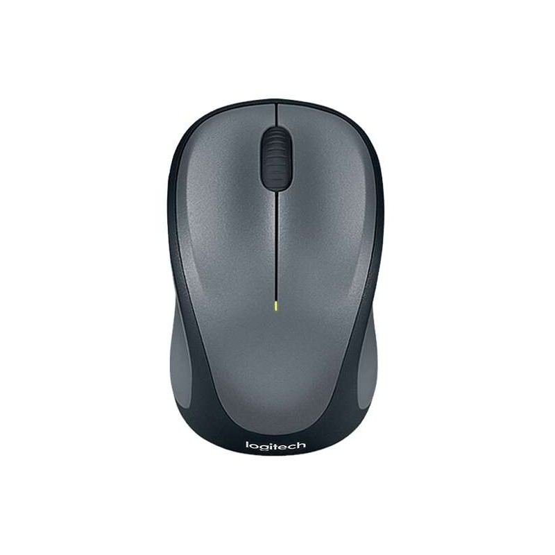 Mouse wireless Logitech M235 1000 dpi - 3 pulsanti - Uso ambidestro - Colore grigio