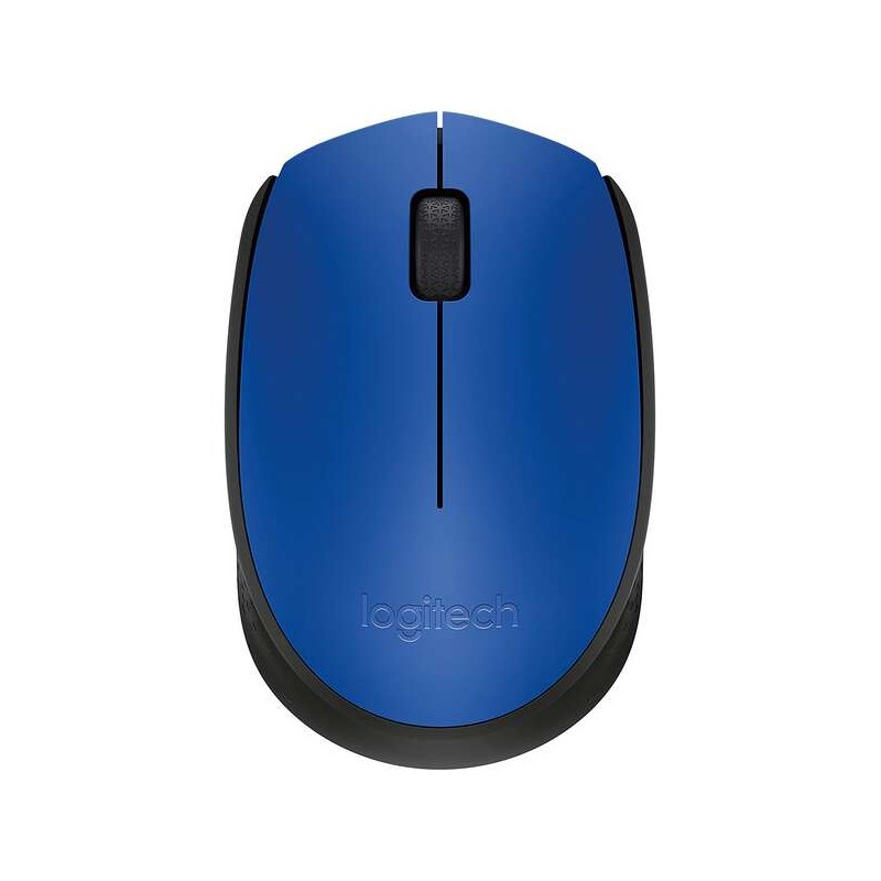 Mouse wireless Logitech M171 1000 dpi - 3 pulsanti - Uso ambidestro - Colore blu