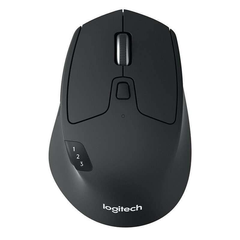 Mouse wireless Bluetooth Logitech M720 Triathlon 1000 dpi - 7 pulsanti - Utilizzo per destrimani - Colore nero