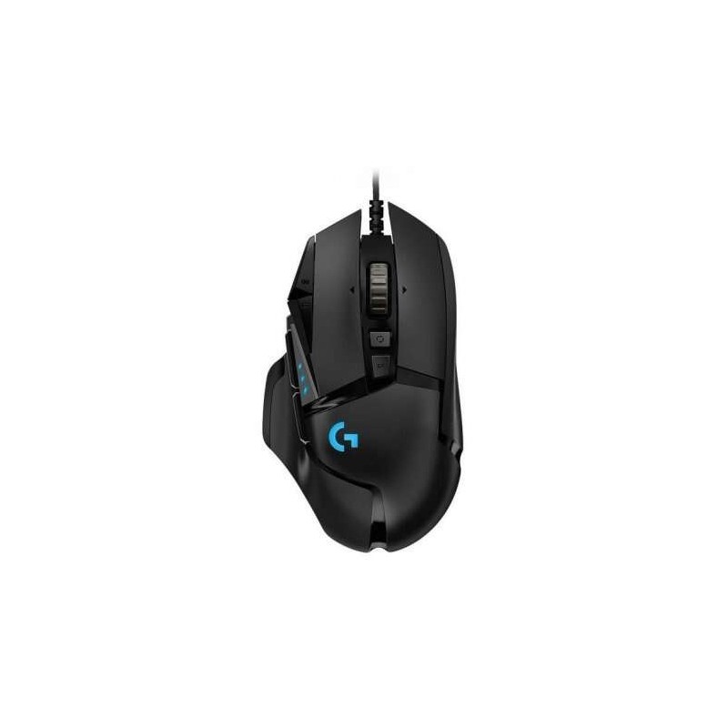 Mouse USB Logitech G502 Hero 16.000 dpi - 10 pulsanti programmabili - Illuminazione LED - Utilizzo per destrimani - Cavo da 2.10