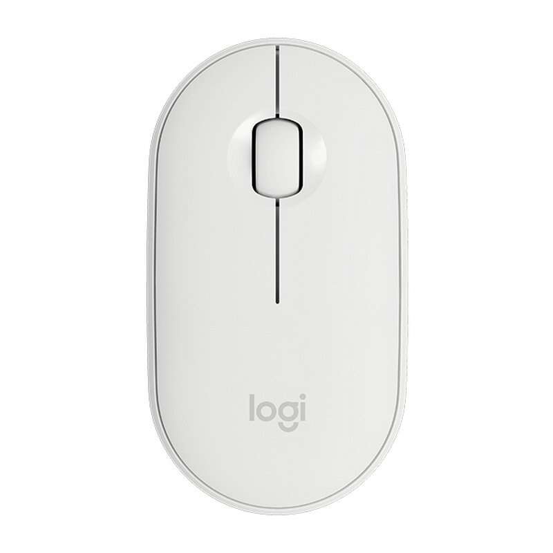 Mouse wireless USB Logitech Pebble M350 1000 dpi - 3 pulsanti - Uso ambidestro - Colore bianco