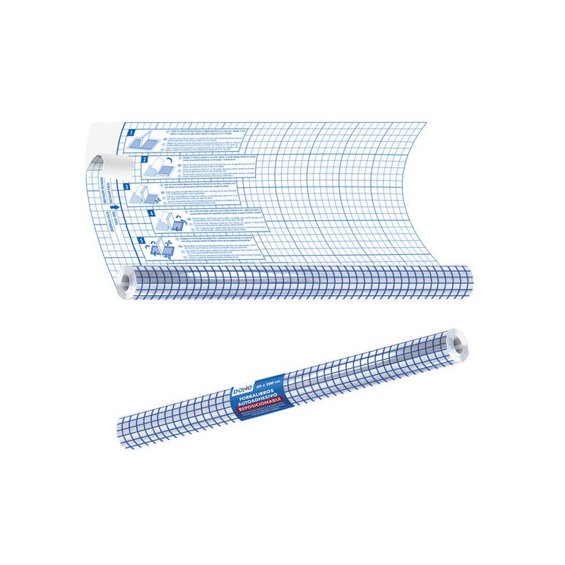 Rotolo fermalibri autoadesivo Dohe - Dimensioni 50x150 cm - Materiale PVC 80 micron