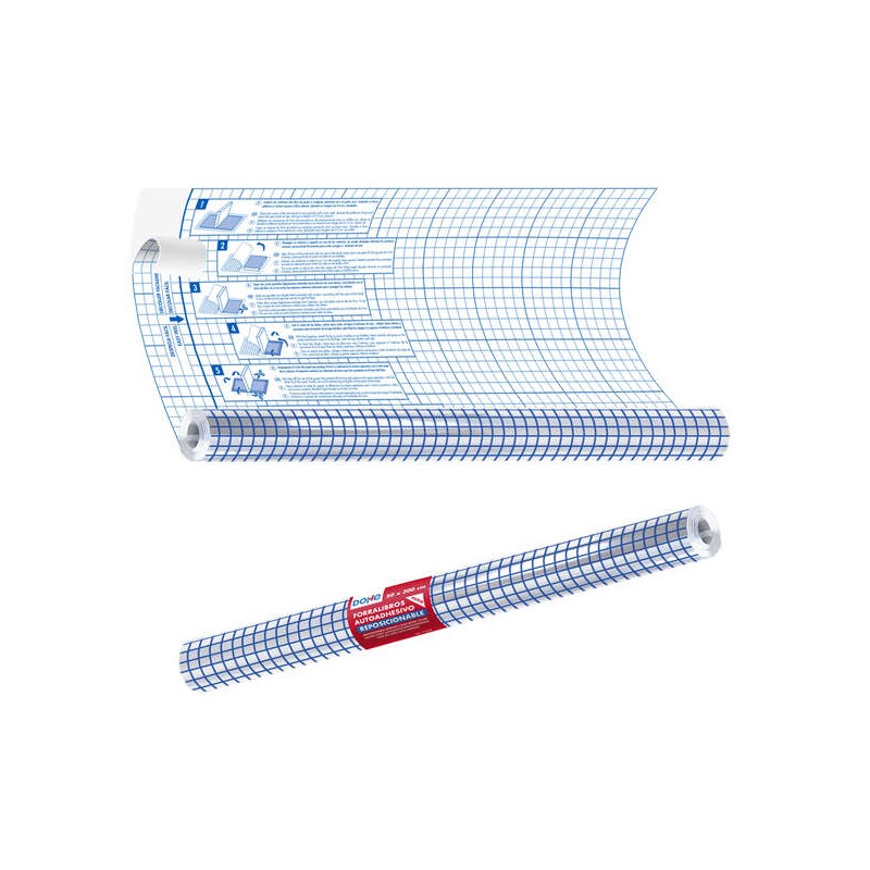 Rotolo fermalibri autoadesivo Dohe - Dimensioni 50x300 cm - Materiale PVC 80 micron