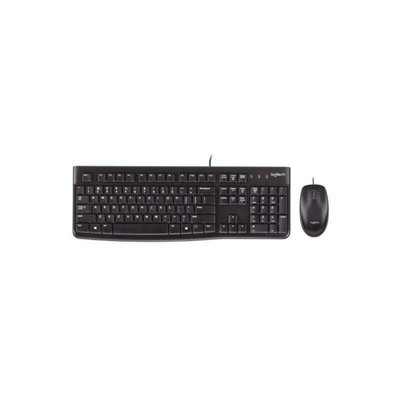 Logitech MK120 Pack Tastiera + Mouse USB 1000 dpi 3 pulsanti - Uso ambidestro - Portoghese