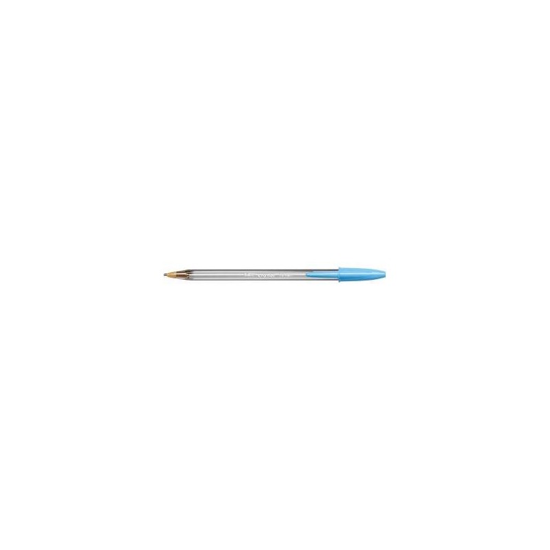Penna roller Bic Cristal Fun - Punta spessa 1.6 mm - Inchiostro a base di olio - Colore blu turchese