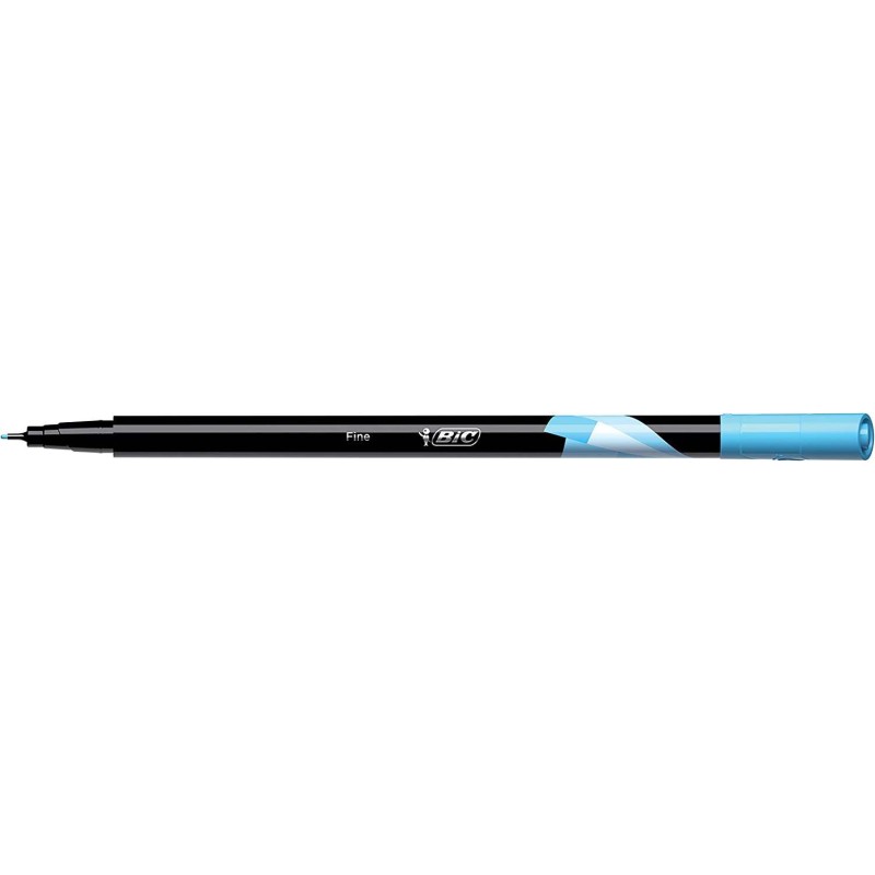 Pennarello Punta Fine Bic Intensity Fine da 0.8 mm ? Tratto 0.4 mm ? Inchiostro a base acqua ? Colore Turchese