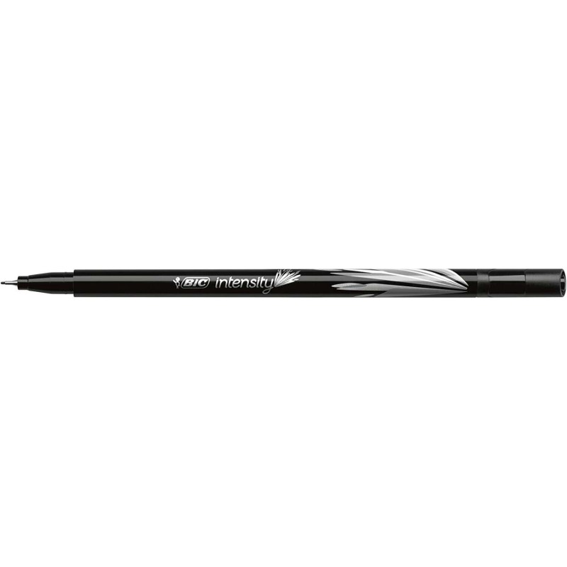 Pennarello Bic Intensity Fine 0.8 mm - Tratto 0.4 mm - Inchiostro a base acqua - Colore nero
