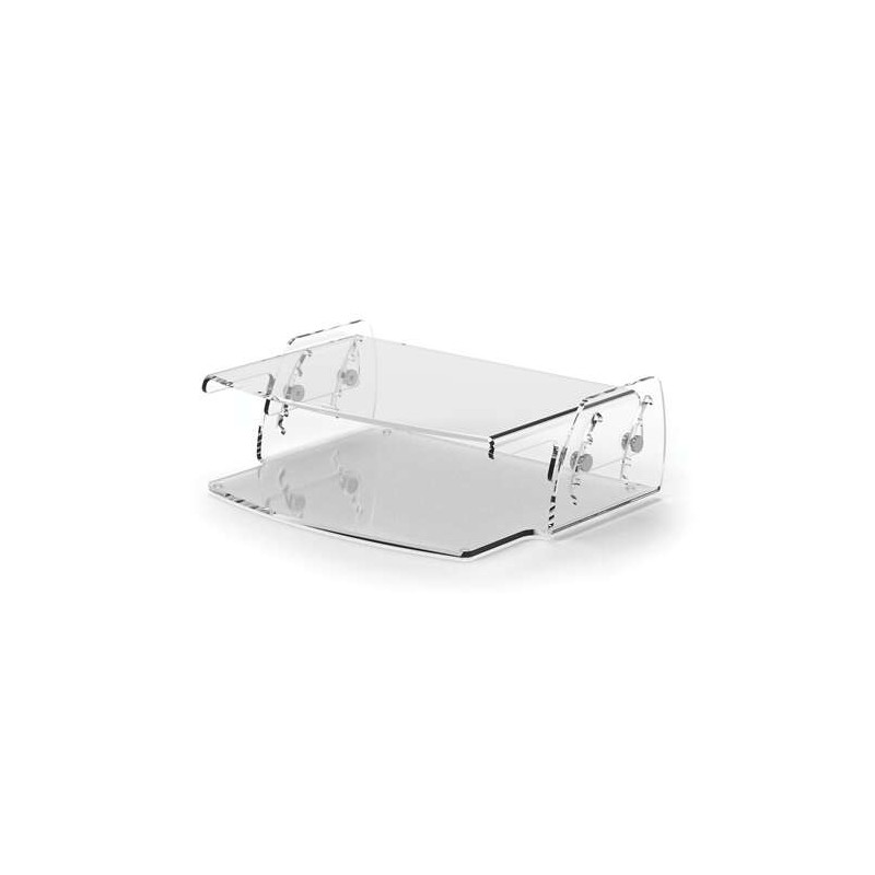 Supporto per monitor regolabile Fellowes Clarity - 5 impostazioni di altezza - Spazio inferiore per gli accessori - Peso massimo