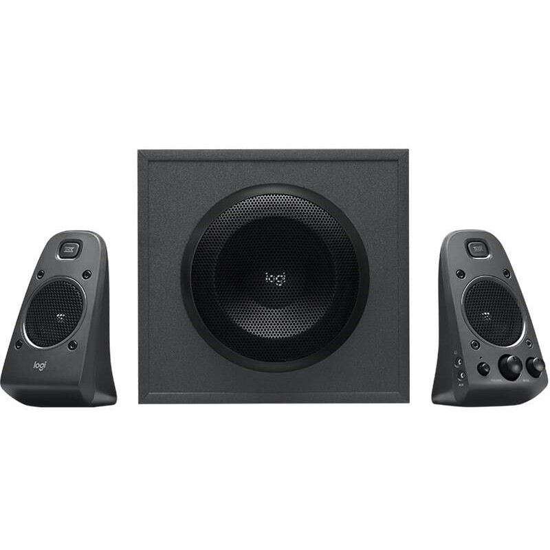 Logitech Z625 Speakers 2.1 THX 140W - Subwoofer da 260 W - 2 ingressi Jack da 3.5 mm - Ingresso cuffie e RCA - Colore nero