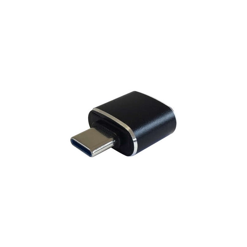 Adattatore Aisens Mini USB 3.1 Gen2 10Gbps 3A - Tipo USB-C/MA/H - Colore nero