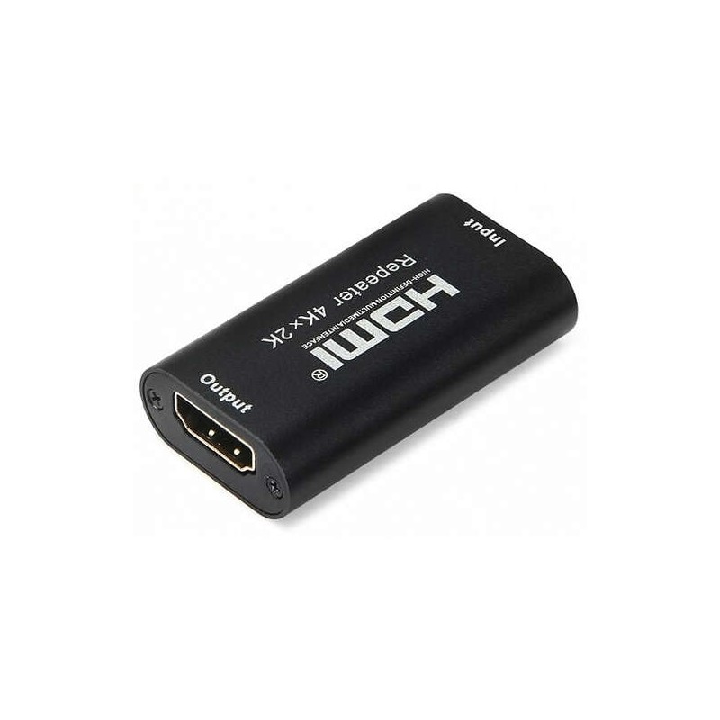Ripetitore HDMI Aisens ad alta velocità / HEC - Connettori femmina di tipo A su entrambe le estremità - Colore nero