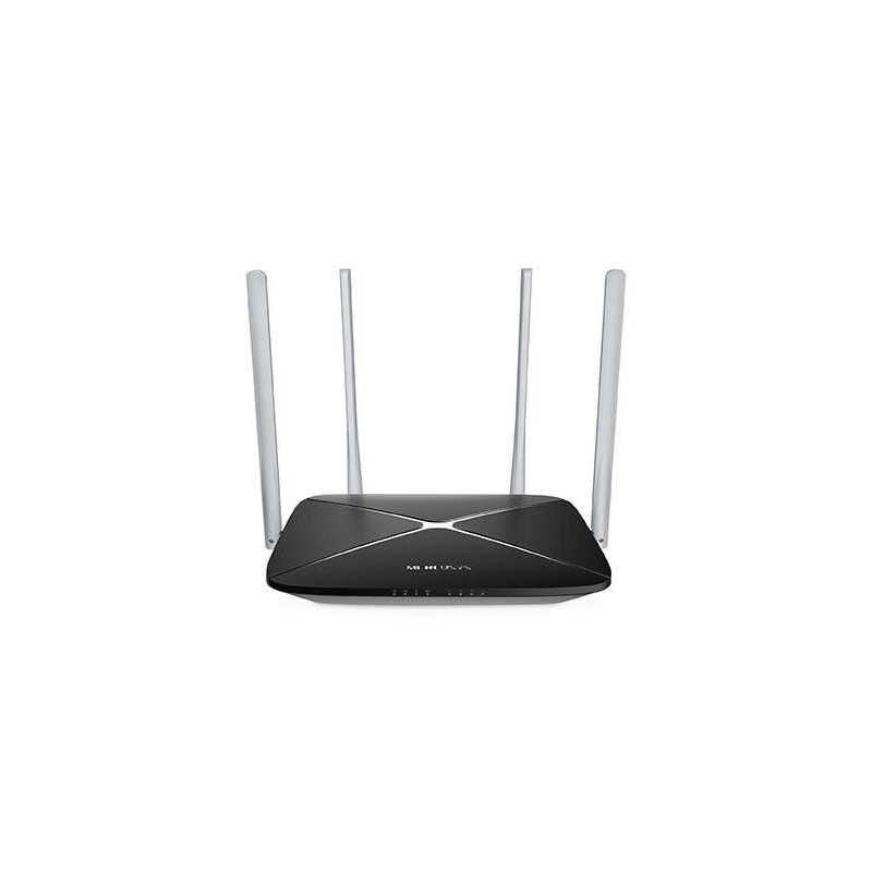Router Wireless Mercusys AC1200 Dual Band - 5 Porte - 10/100Mbps - 4 Antenne 5dBi