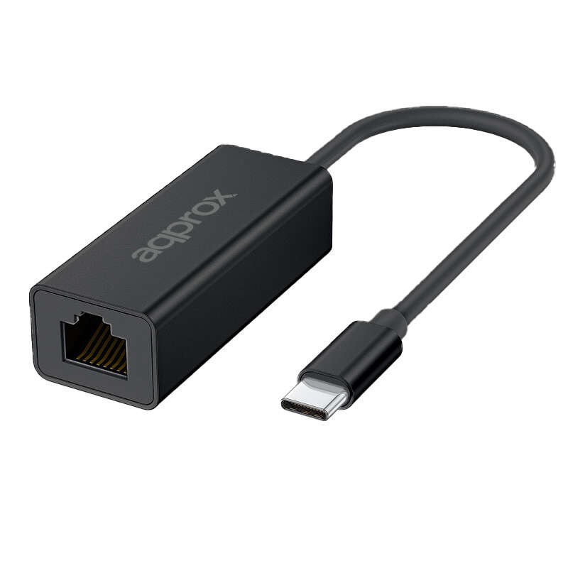 Adattatore approssimativo da USB-C a RJ-45 - Trasferimento veloce fino a 2.5 Gbps - Cavo da 17 cm