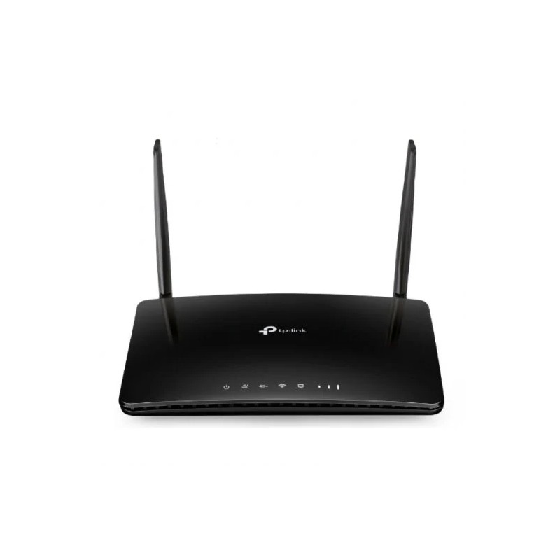 Router wireless TP-Link Dual Band 4G+ LTE AC1200 - 4 porte LAN RJ-45 - Slot per scheda SIM - 2 antenne rimovibili